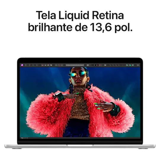 MacBook Air 15" Apple M3 (16GB RAM 256GB SSD) - Prateado